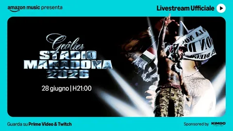 Recensione Amazon Music Trasmetterà il Concerto di Geolier in Diretta Globale