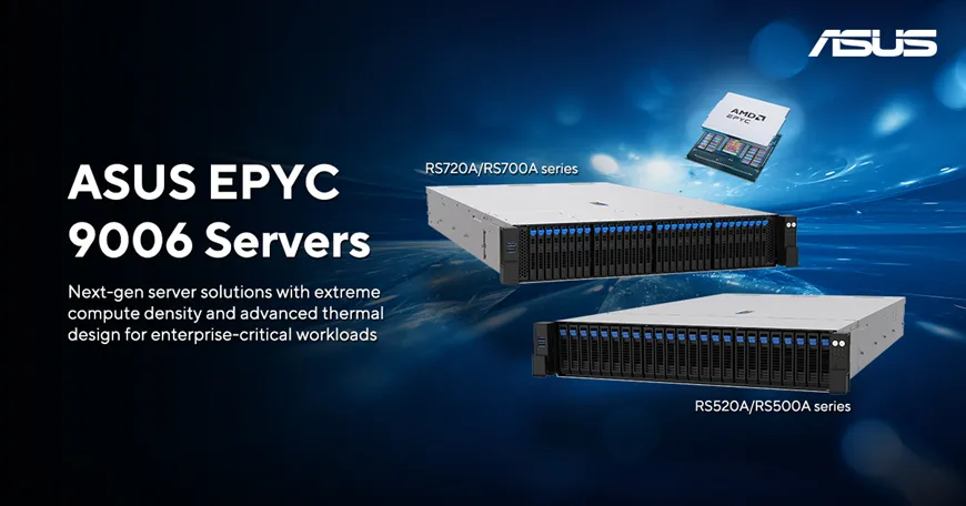 ASUS accelera l'IA enterprise con server basati su AMD EPYC 9006