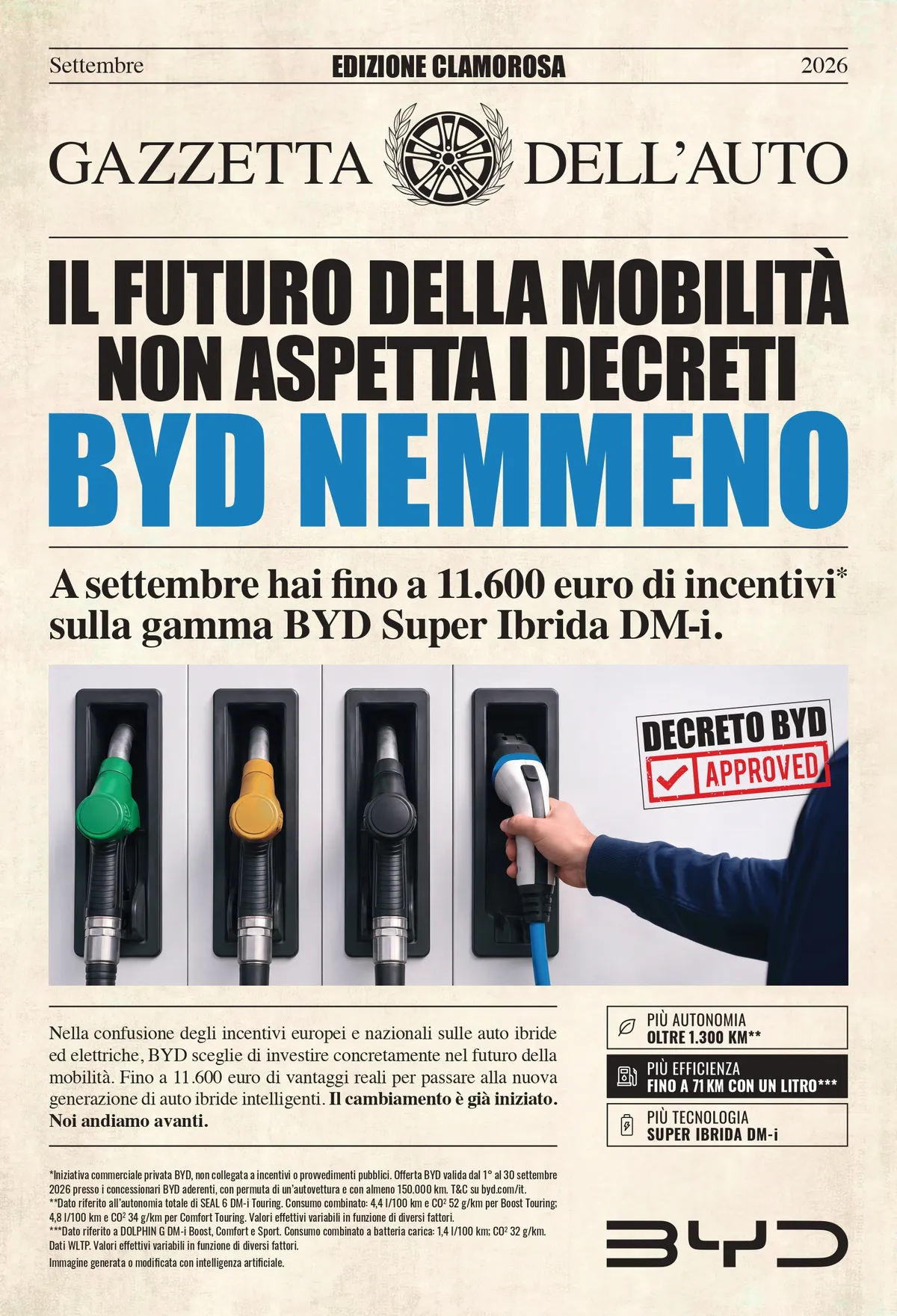 BYD al Salone Auto Torino 2026: stand, test drive e nuovo showroom DENZA