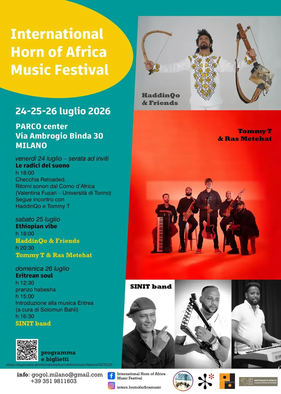 Recensione Debutta a Milano l'International Horn of Africa Music Festival