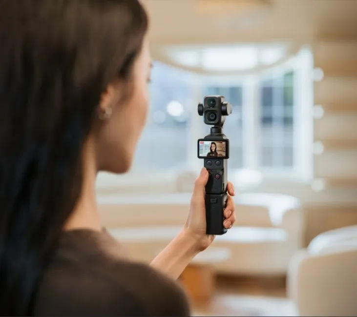 DJI Osmo Pocket 4P: tascabile doppio obiettivo e 17 stop