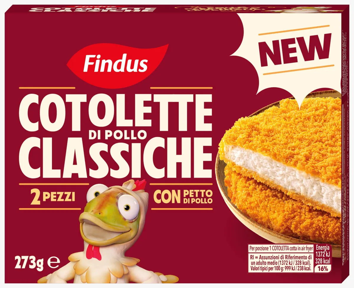 Findus lancia le Cotolette di Pollo anche con Pisellini Primavera