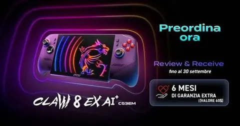Recensione MSI apre i preordini per la Claw 8 EX AI+: ecco cosa sapere