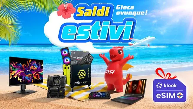 MSI e KLOOK: Sconti e Regali per la Campagna 'Gioca Ovunque'