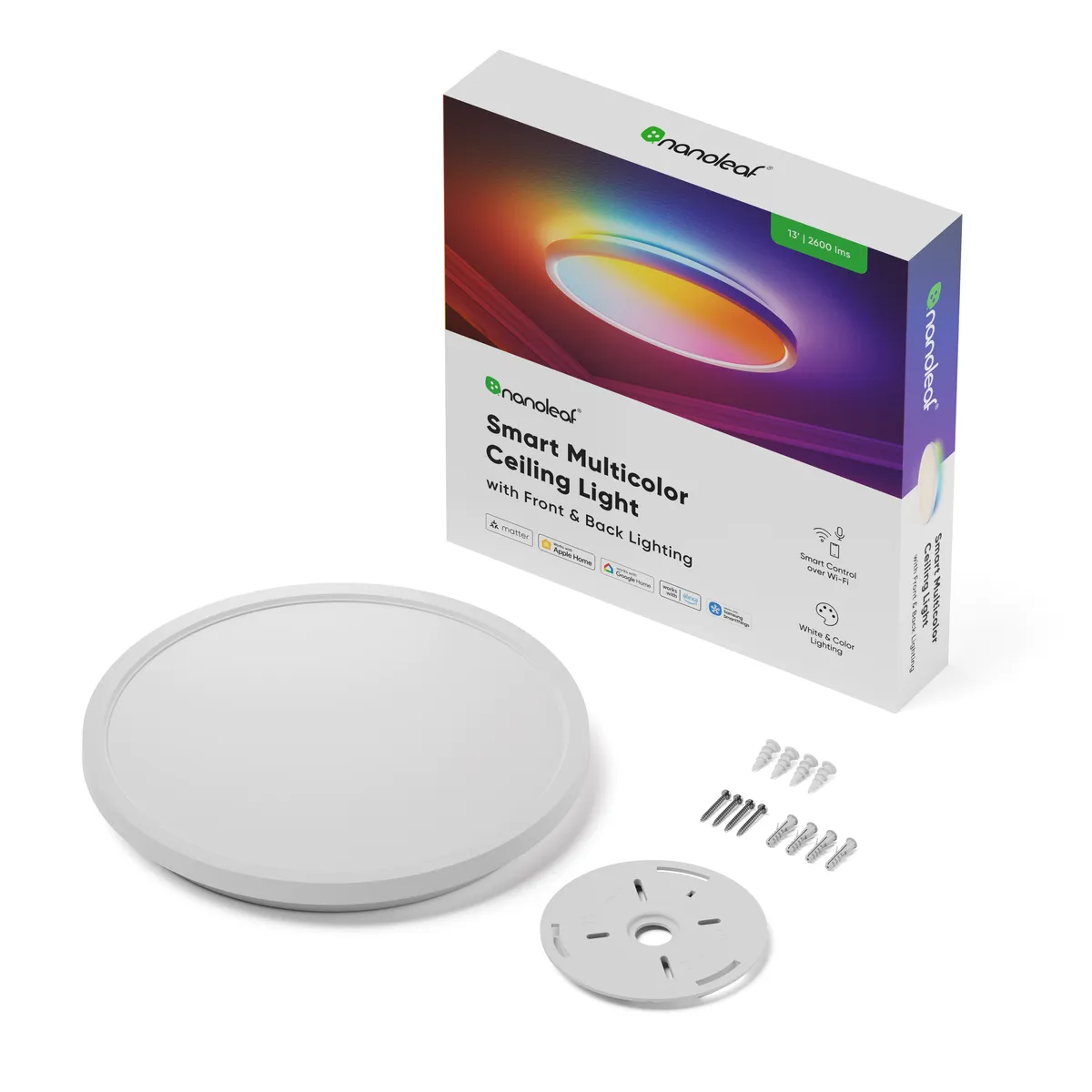 Nanoleaf lancia il nuovo Smart Multicolor Ceiling Light