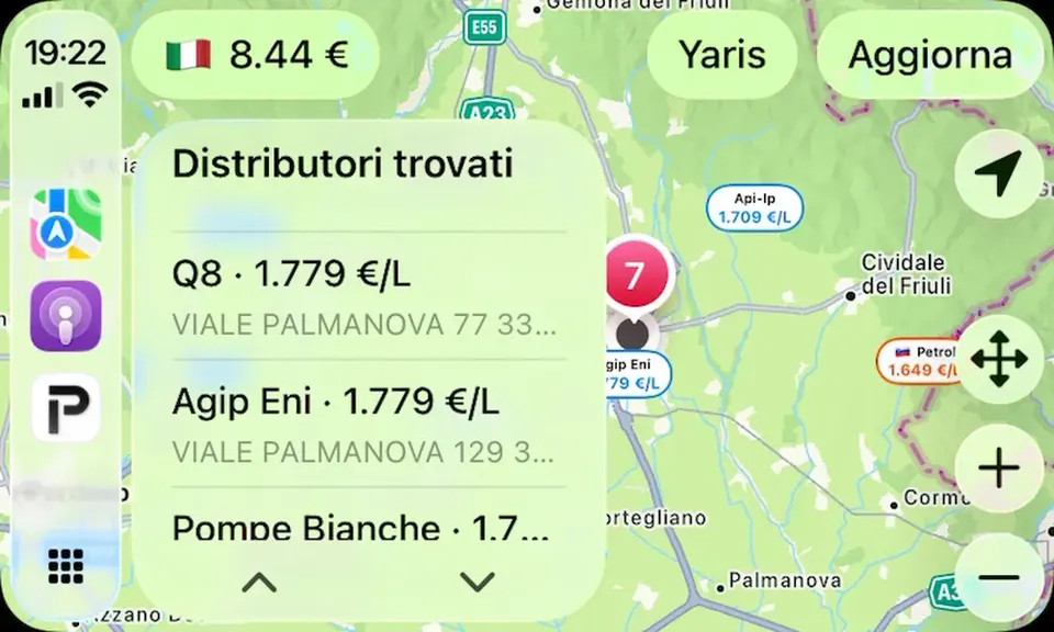 Recensione PienoFVG su App Store: conviene fare rifornimento in Slovenia?