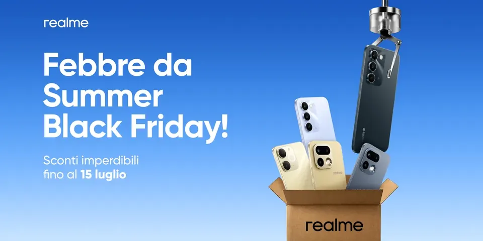 Recensione realme presenta il Black Friday d'Estate con incredibili offerte