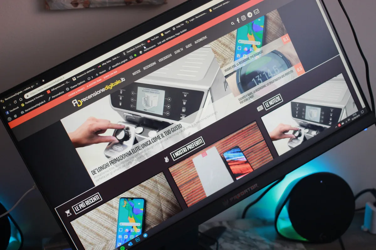 Recensione Acer Predator XB252Q: Monitor 240Hz G-Sync per gli eSports