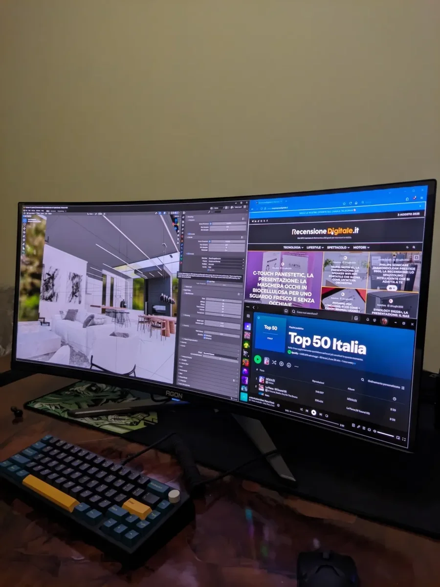 Recensione Recensione AOC Agon PRO AG346UCD: lo schermo QD-OLED definitivo