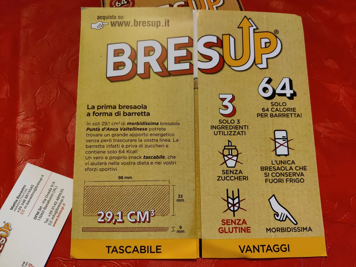 Bresup: la barretta di bresaola che rivoluziona lo snack proteico
