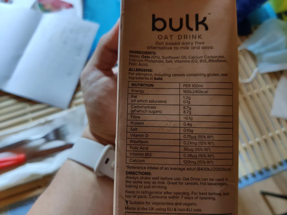 Recensione Bulk bevanda all’avena recensione: valida alternativa al latte