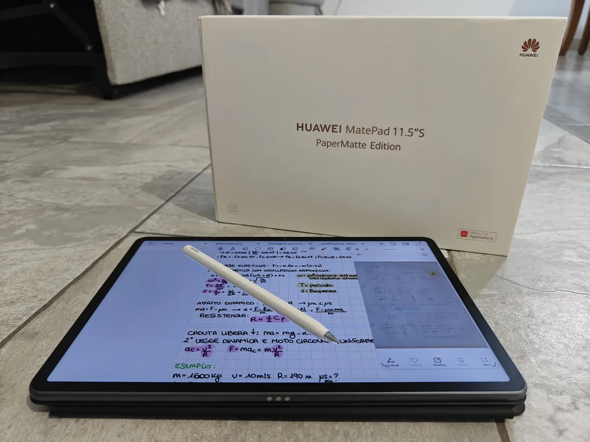 Recensione Recensione Huawei MatePad 11.5S PaperMatte: Tablet effetto carta