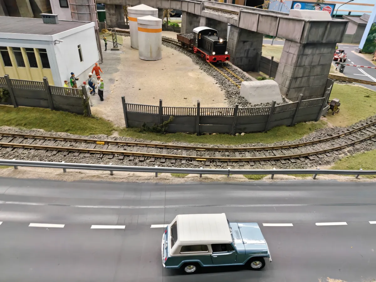 Stazione ferroviaria in miniatura
