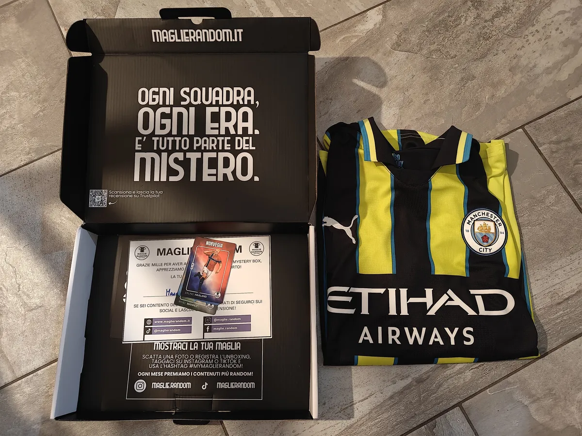 Recensione MaglieRandom: mystery box calcio con maglie ufficiali