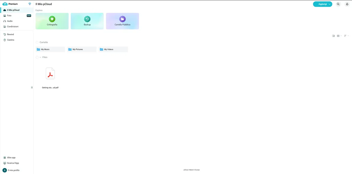Recensione Recensione pCloud: Il Cloud Svizzero Lifetime Senza Abbonamento
