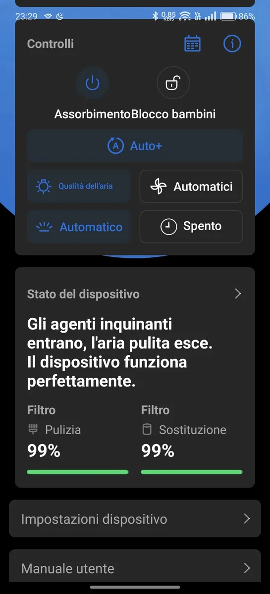 Recensione Recensione Philips PureProtect 3200 Series: aria pulita e design