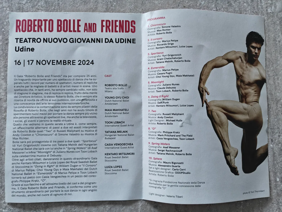 Recensione Recensione Roberto Bolle and Friends: la magia del Gala a Udine