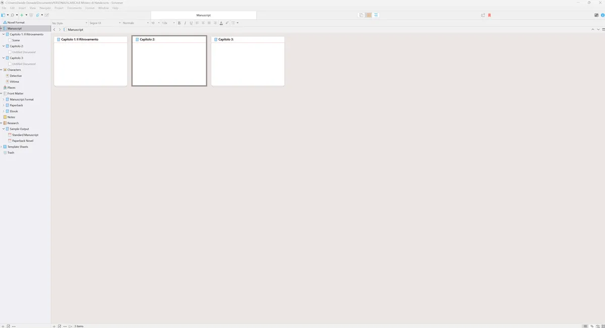 Recensione Scrivener: la suite definitiva per romanzi e tesi