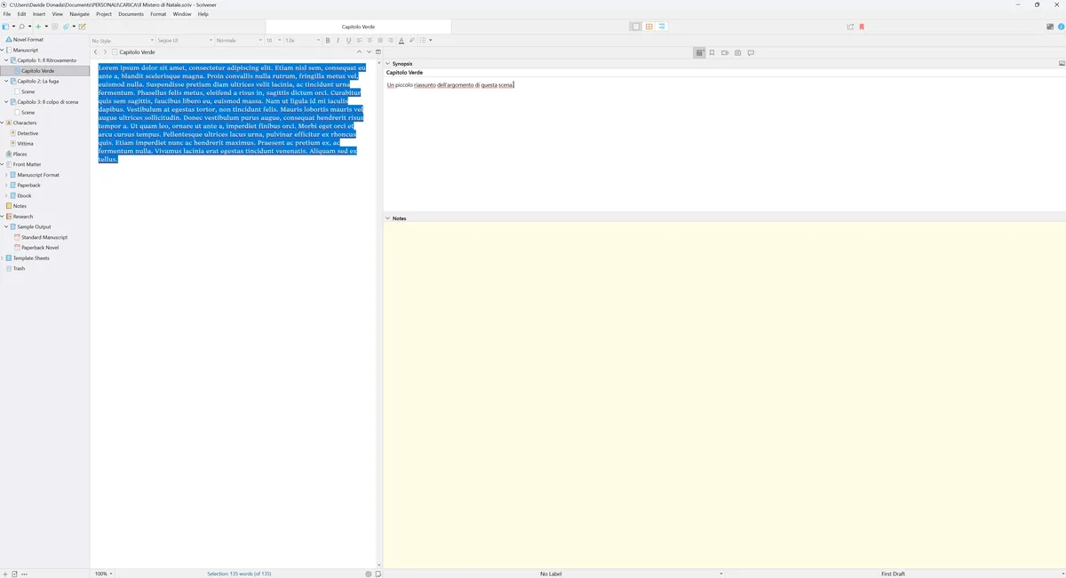 Recensione Recensione Scrivener: la suite definitiva per romanzi e tesi
