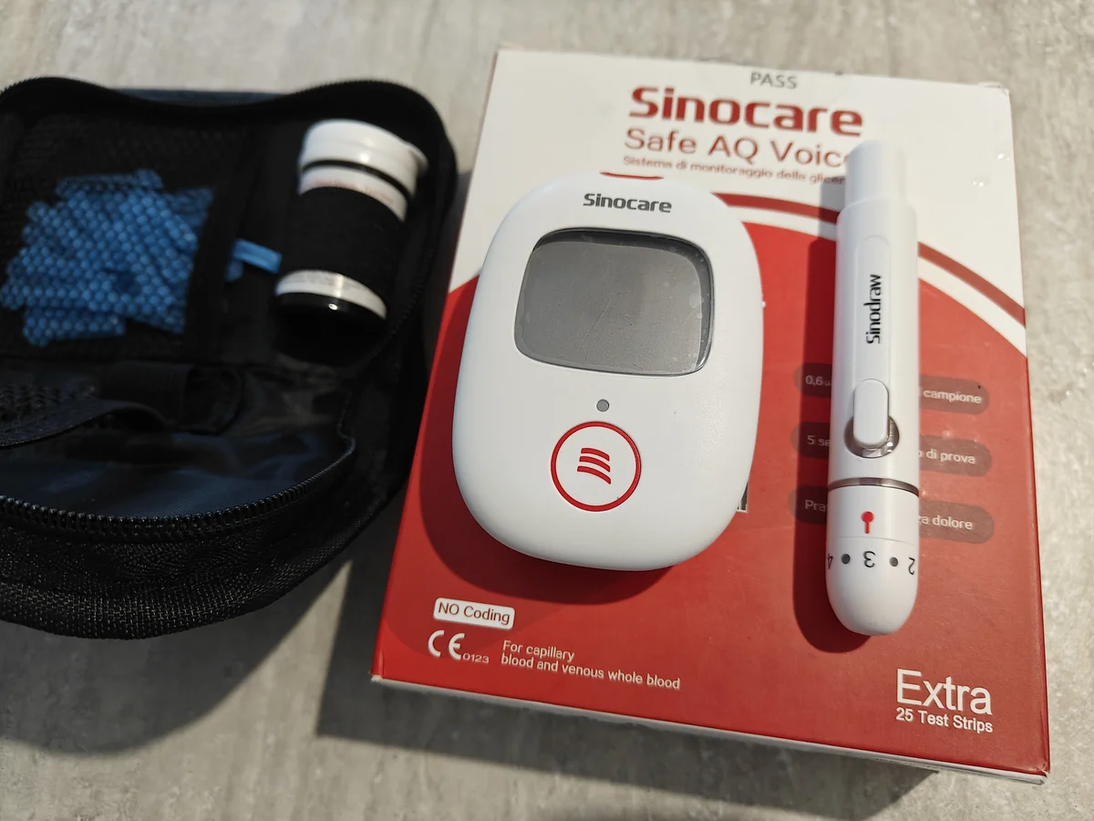 Recensione Sinocare Safe AQ Voice: kit glicemia semplice e vocale