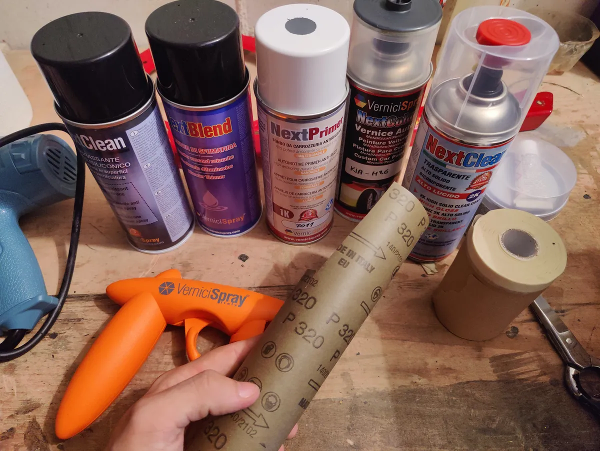 Recensione Recensione VerniciSpray: kit professionale per ritocchi carrozzeria