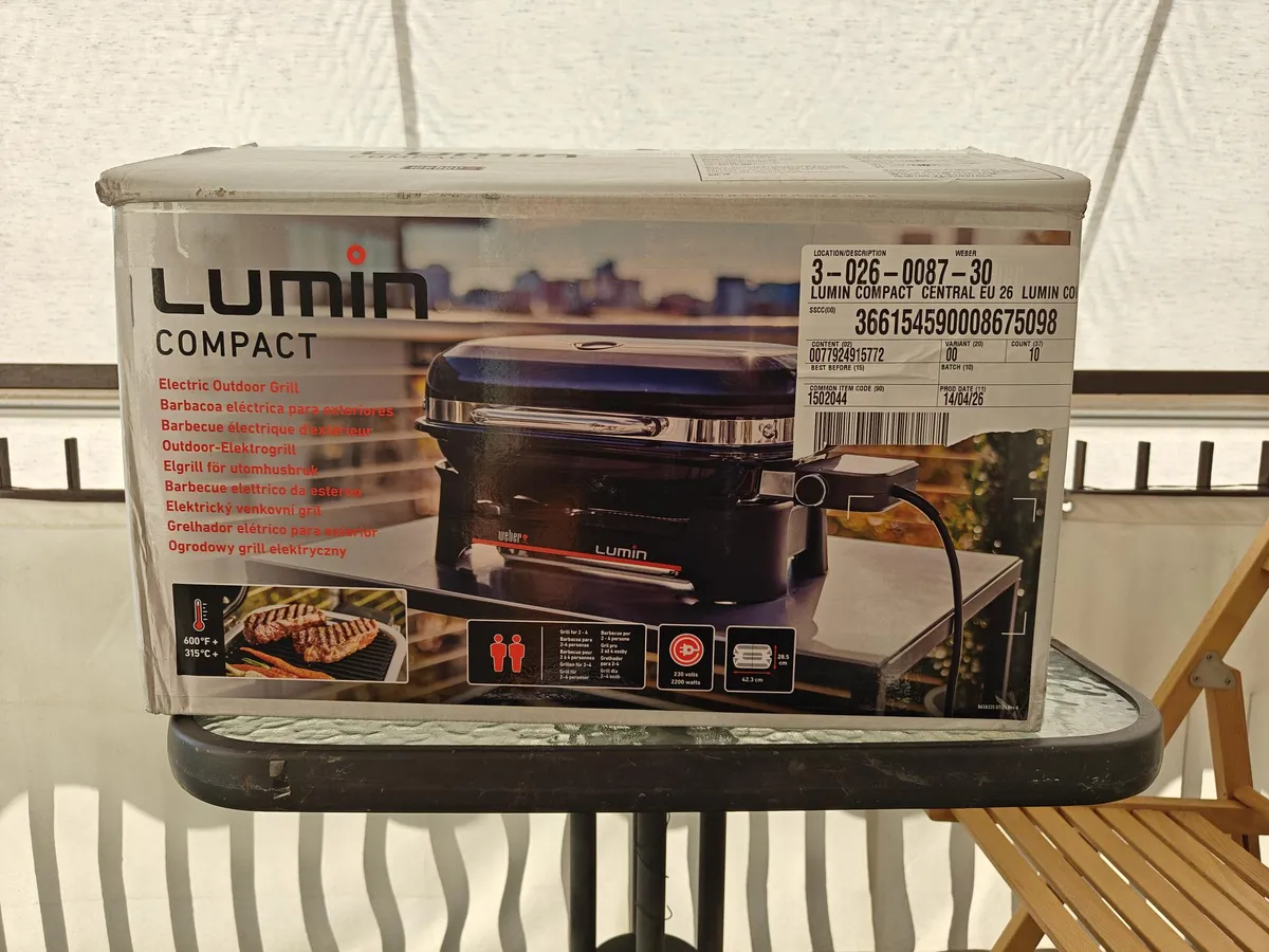 Recensione Weber Lumin Compact: il barbecue elettrico da balcone