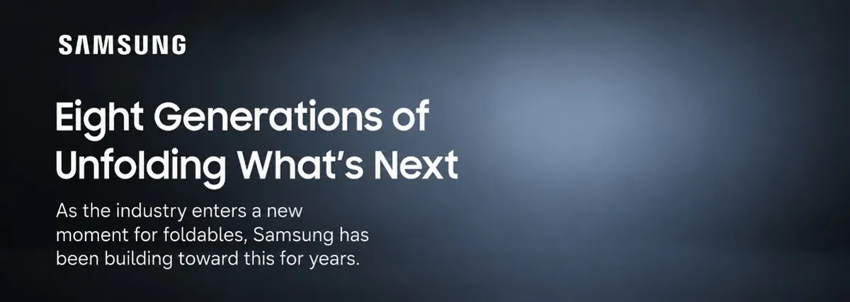 Samsung celebra otto generazioni di pieghevoli e la loro evoluzione