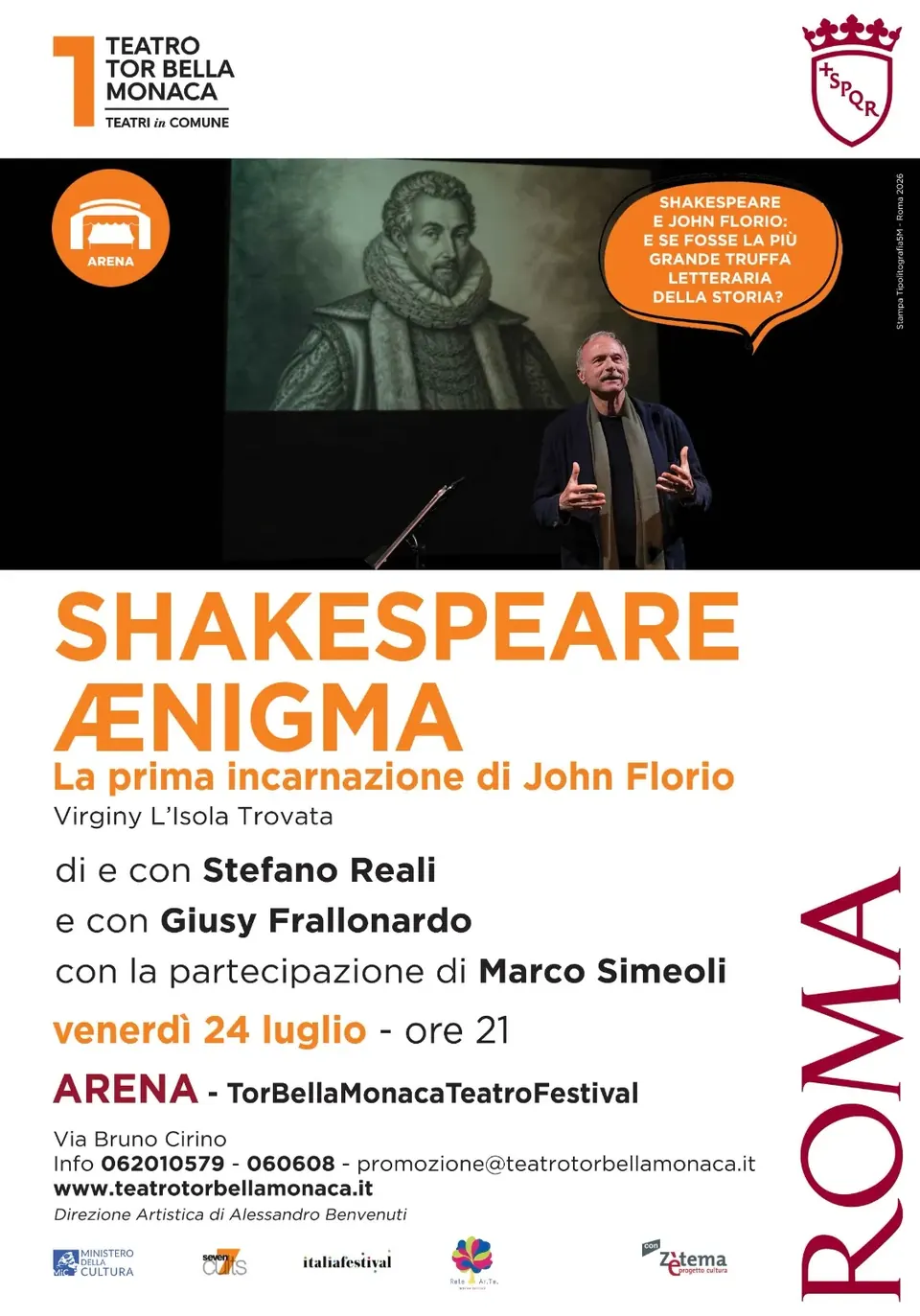 Recensione 'SHAKESPEARE ÆNIGMA': il mistero del Bardo in scena a Roma