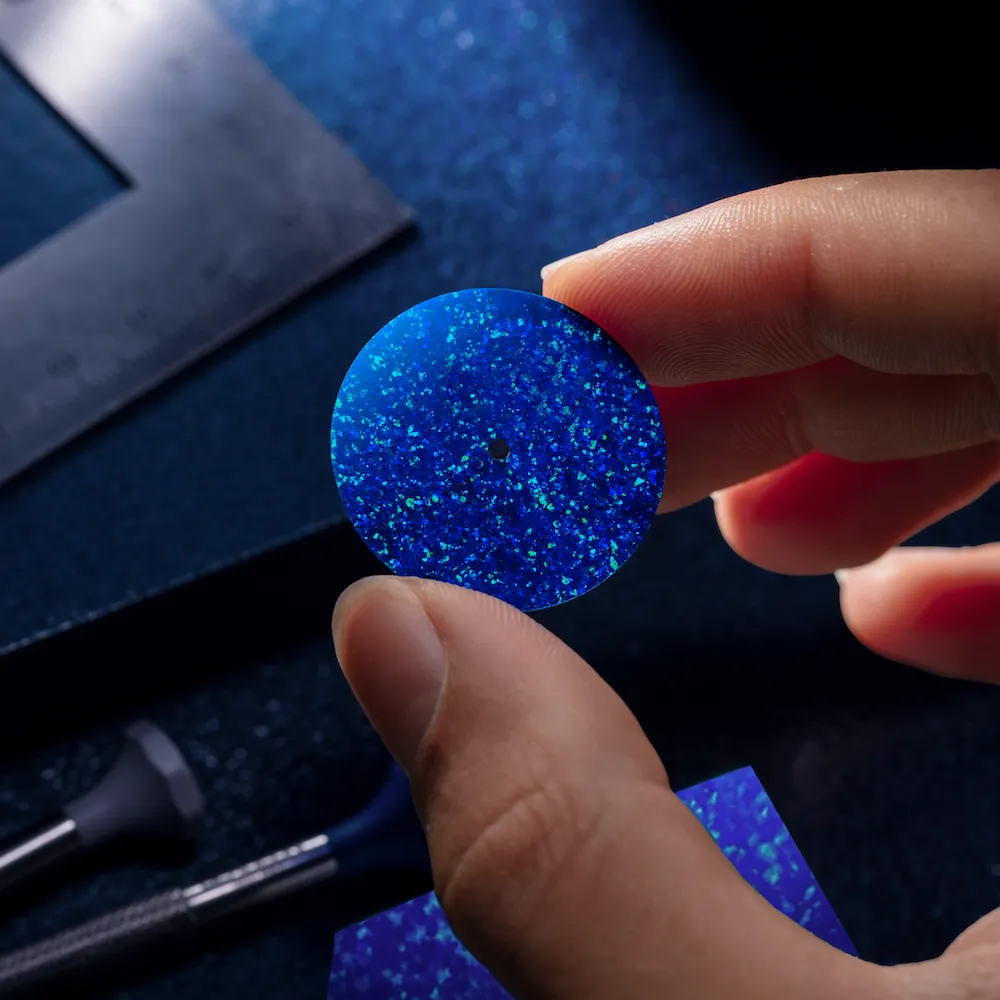 Venezianico Nereide Opale Blu: quadrante in opale lab-grown