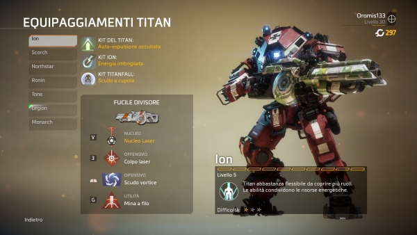 Personalizzazione Titan