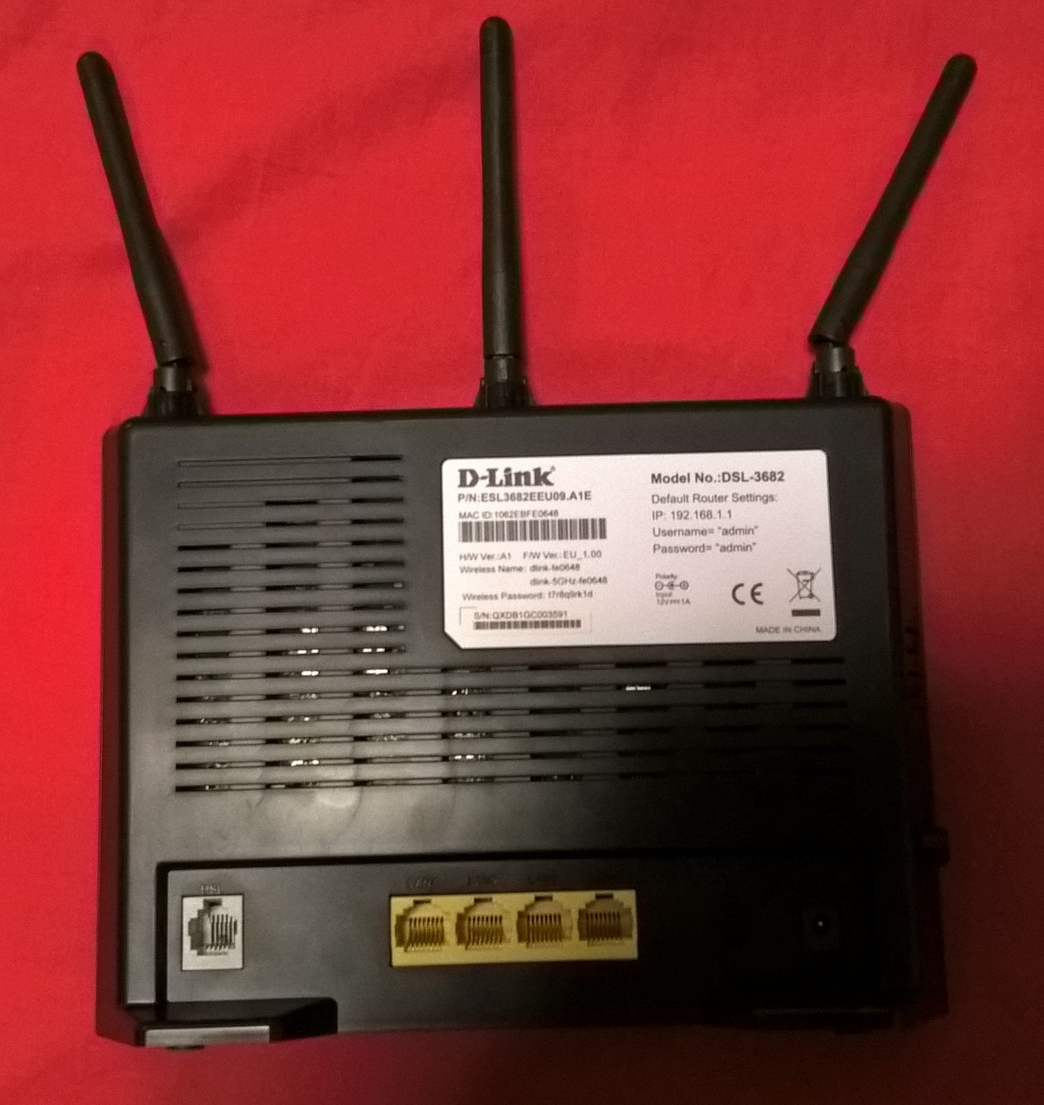 retro del router