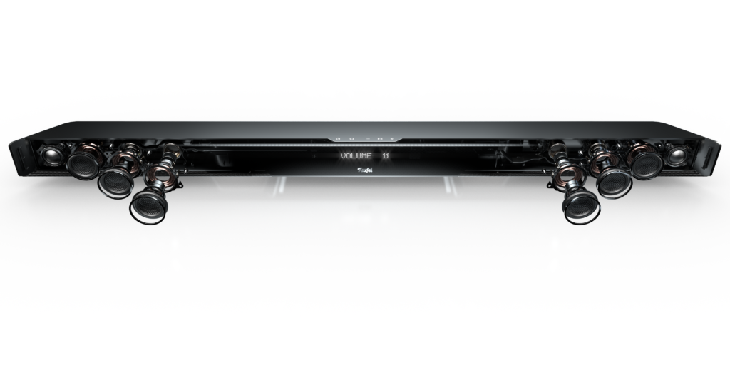 Il design della soundbar e i componenti