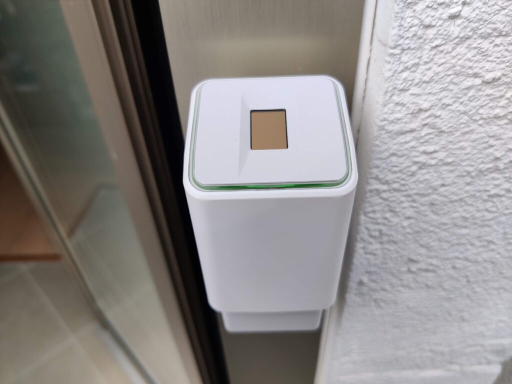 Il design di ekey Uno montato fuori dalla nostra sede