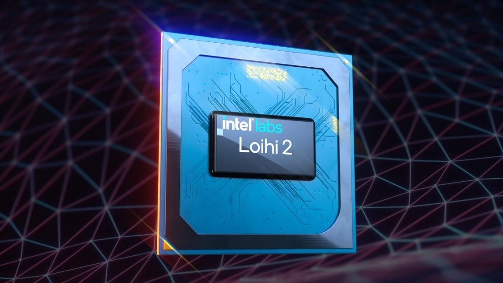 Una foto dell'Intel Loihi 2