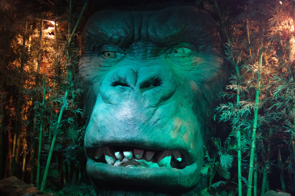 La riproduzione di Kong: Skull Island a Madame Tussads di Londra